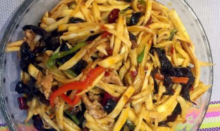 鱼香茭白的做法 茭白做鱼香肉丝