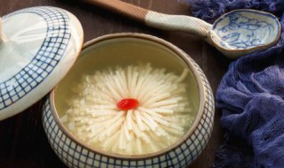 菊花苹果汤的做法 菊花苹果汤怎么做