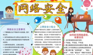 关于网络安全手抄报（关于网络安全手抄报简单）
