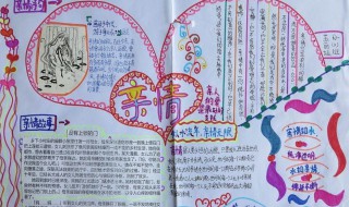 关于亲情的手抄报 关于亲情的手抄报简单又漂亮