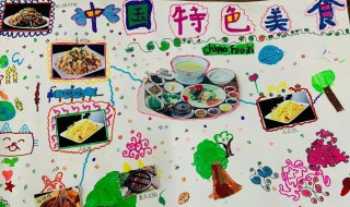 关于食物的英语手抄报 四年级关于食物的英语手抄报