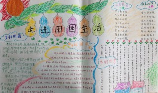 关于田园风景的手抄报 关于田园风景的手抄报写什么