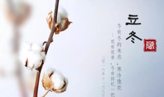2021年立冬是几月份 2021年立冬是什么时间