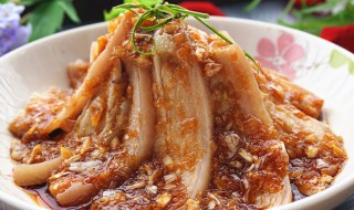 蒜泥小白肉的做法（蒜泥白肉简单做法）