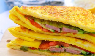 古早味蛋皮火腿三明治的做法(鸡蛋火腿三明治做法)