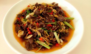 香爆鸭胗花的做法（泡椒鸭胗花的做法大全）