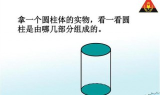 圆柱是有哪几部分组成的（圆柱是有哪几部分组成的图片）
