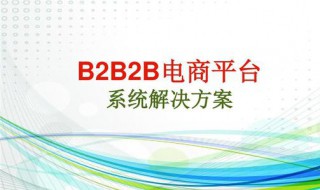 综合类2b电商是什么（抖音综合类2b电商是什么）