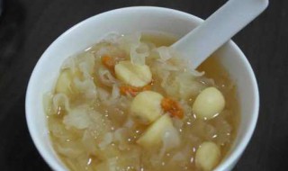 雪耳红枣莲子鸡蛋糖水怎么做 莲子雪耳鸡蛋糖水怎么煮