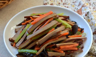 虾干炒三丝的做法 虾仁炒干丝