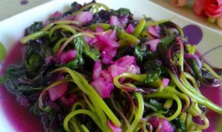 蒜香红苋菜怎么做（蒜香红苋菜怎么做好吃）