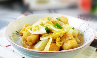 脂渣炖白菜豆腐怎么做 白菜炖脂渣怎么做好吃