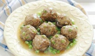清蒸豌豆牛肉丸怎么做(豌豆炒牛肉丸)