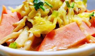 火腿皮炒大白菜怎么做 火腿皮炒大白菜怎么做的