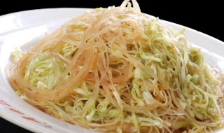 莲白炒粉丝的做法（莲白粉丝的家常做法）