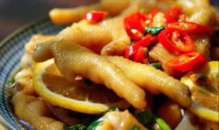 柠檬酸辣鸡爪 柠檬酸辣鸡爪的制作方法和配料