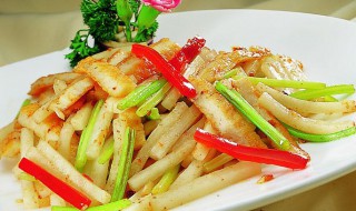 萝卜炒鱼崧怎么做 萝卜丝炒鱼怎么做