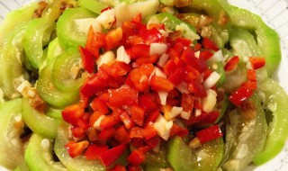 豉香剁椒粉丝蒸丝瓜怎么做 豉香剁椒粉丝蒸丝瓜怎么做才好吃