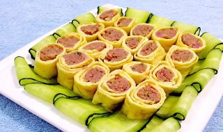 猪肉香葱蛋卷怎么做 葱香蛋卷的做法