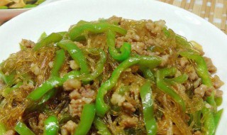青菜肉末炒粉丝怎么做 青菜肉末炒粉丝怎么做好吃