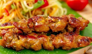 叉烧鸡肉串怎么做 叉烧烤鸡怎么做