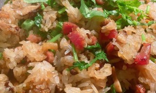 香菇鸡肉生炒糯米饭怎么做 香菇鸡肉糯米饭的做法