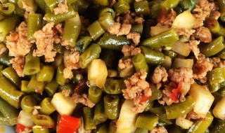 豇豆烩豆干肉末怎么做 干豇豆炒肉末的做法