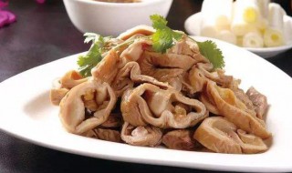 椒葱炒卤大肠怎么做 椒葱炒卤大肠怎么做的