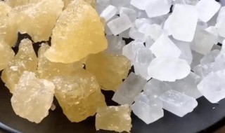黄冰糖和白冰糖有什么区别 冰糖有什么作用与功效