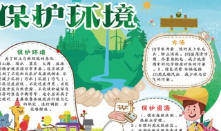 关于环境的手抄报 关于环境的手抄报初中