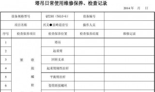 监理对塔吊日常检查什么（监理对塔吊日常检查什么内容）