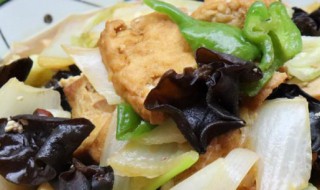 醋熘白菜木耳的做法（木耳醋溜白菜）