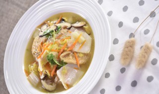 面筋白菜煮做法窍门 白菜炖面筋的做法