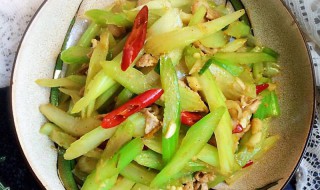 肉炒西芹的做法窍门（肉炒西芹的做法窍门视频）