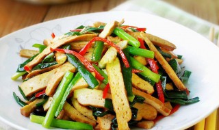 鼓香韭菜香干的做法 韭菜花香干的做法大全