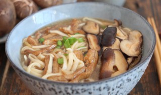香菇猪肉面怎么做 香菇猪肉面的做法