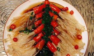 鞭炮牛肉金针菇 鞭炮金针菇的做法