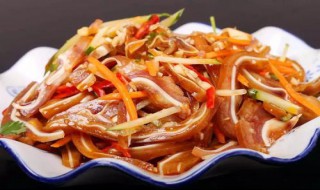 熟猪耳朵凉拌怎么做 凉拌熟食猪耳朵做法