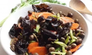 清炒芦笋山药豆教程 芦笋炒山药图片