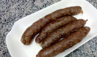 蒜味香肠怎么做（蒜味香肠怎么制作）