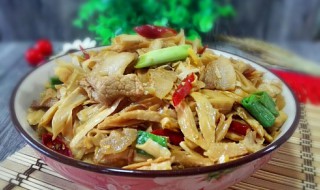 笋干炒五花肉怎么做（笋干炒五花肉怎么做才好吃）