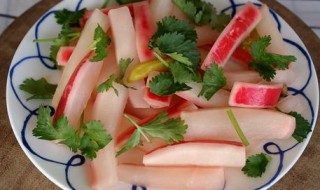 酸辣味泡红皮萝卜怎么做（酸辣味泡红皮萝卜怎么做好吃）