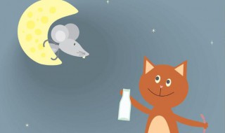 屋顶上的猫和月亮的故事（屋顶上的猫和月亮的故事图片）
