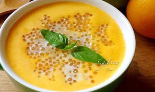 椰汁西米南瓜汤怎么做(椰汁西米南瓜汤怎么做好喝)