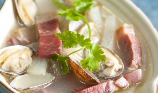 火腿蛤蜊萝卜丝浓汤怎么做