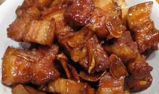 姜片焖五花肉 姜片焖五花肉怎么做