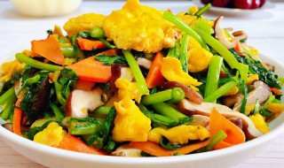 茼蒿炒蛋(茼蒿炒蛋有什么营养)