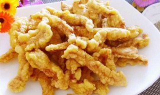 酥炸里脊 酥炸里脊肉面包糠