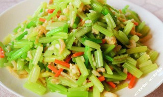 炝海米芹菜 海米芹菜怎么炒好吃