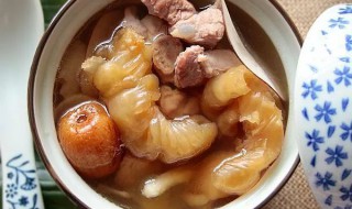 花胶炖排骨 花胶炖排骨的功效与作用